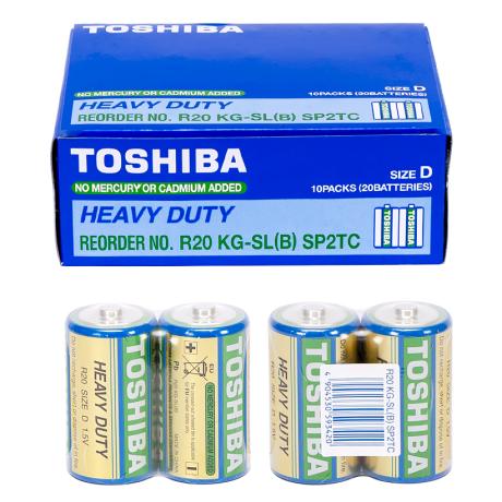 УЦІНКА! Строки! Батарейка Toshiba R20 KG-SL(B) SP2TC T-152596