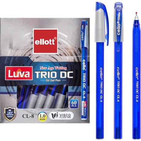 Ручка масляна "Trio DC"  Ellott  CL-8-60 синя