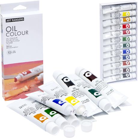 АКЦИЯ! Краски 12мл "Art Ranger" 12 цветов "Oil" EO/PO31.12012