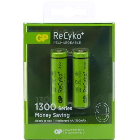 Аккумулятор АА GP NiMH 130AAHСE-2GBE2 ReCyko+ 1300 mAh GP-186493