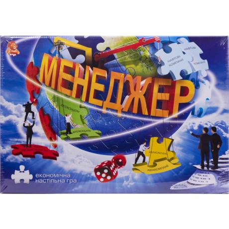 Настільна економічна гра 8+ "Менеджер" укр. DTG7-U ДТ-БИ-07-28