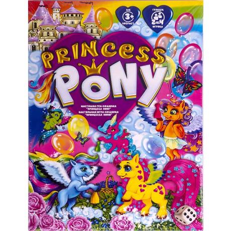 Настольная игра-ходилка 3+ "Princess Pony" DTG96 ДТ-ИМ-11-32