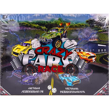 Настольная игра-ходилка 3+ "Crazy Cars Race" DTG94R ДТ-ИМ-11-29