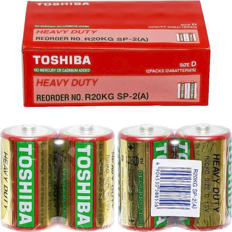 УЦІНКА! Строки! Батарейка Toshiba R20 Heavy Duty 