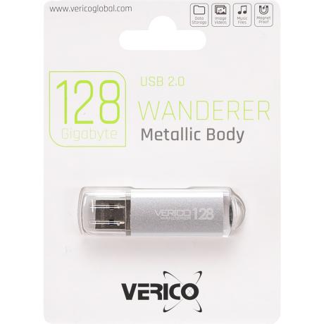 Флешка Verico USB 128Gb Wanderer Silver 600814