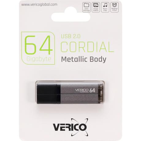 Флешка Verico USB 64Gb Cordial Gray 601408