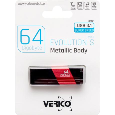 Флешка Verico USB 64Gb MKII Cardinal Red USB 3.1 604058
