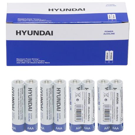 Батарейка HYUNDAI LR03 AAA Shrink 2 Alkaline 7006004