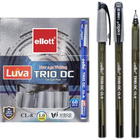Ручка масляна "Trio DC" Ellott CL-8-60 чорна 