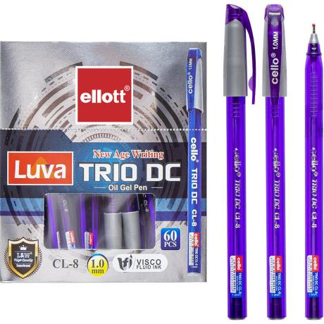 Ручка масляна "Trio DC" Ellott CL-8-60 фіолетова