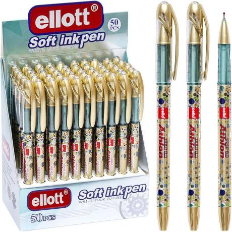 Ручка масляна "Athlon" Ellott CL1177-50 синя