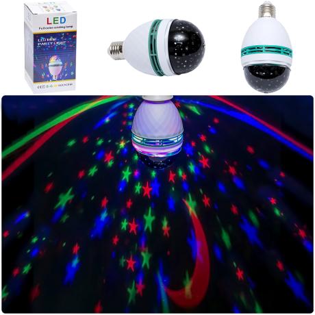 АКЦІЯ! Лампа обертаюча 15*8см LED "Диско-куля" проекційна тонована M-11