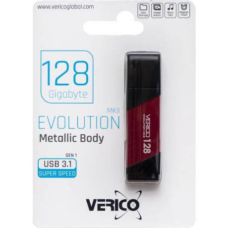 Флешка Verico USB 128Gb MKII Cardinal Red USB 3.1 603884