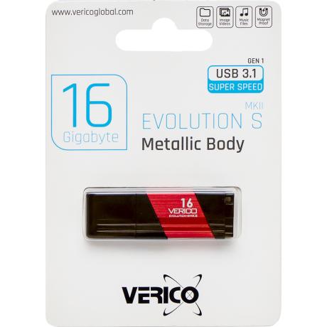 Флешка Verico USB 16Gb MKII Cardinal Red USB 3.1 603761/603976