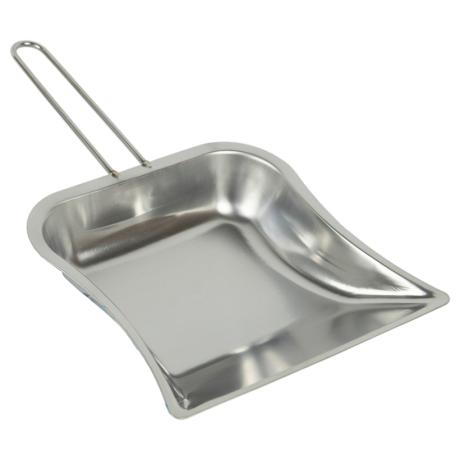 Совок металлический 24*22,5*4см с ручкой 15,5см 1051