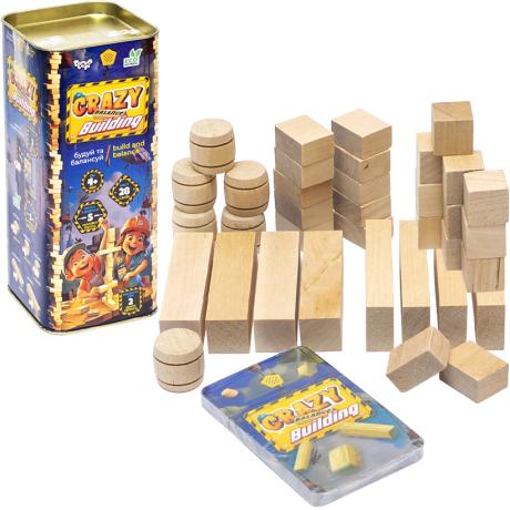 Настільна гра Вежа 4+ "Crazy Balance Building" CBB-01/ДТ-ЛА-06-49