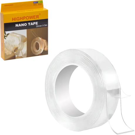 Скотч двухсторонний NANO Tape 3см*5м прозрачный 530