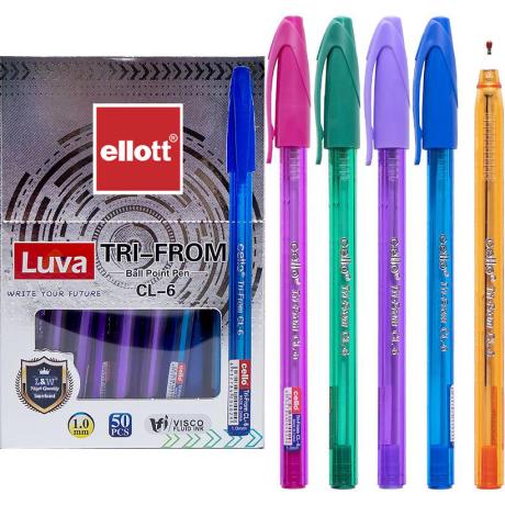 Ручка масляна  "Tri-From" Ellott CL-6-50 синя