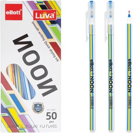Ручка шариковая  "Noon" "Ellott" ET2407-50 синяя
