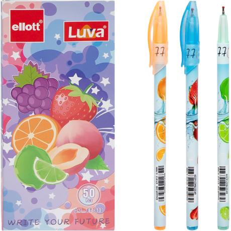 Ручка кулькова "Luva" "Ellott" ET-813-50 синя