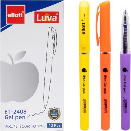Ручка гелева  Ellott ET2408-12 синя