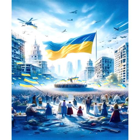 ТОТАЛ! Алмазний живопис 40х50 IMAGE14 у картонній коробці