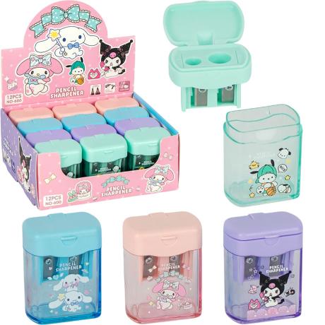 Точилка для карандашей двойная с контейнером "Animal Cutie" 600