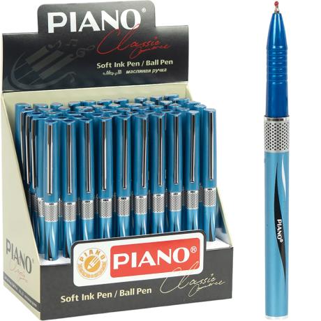 РОЗПРОДАЖ! Ручка масляна Classic  PIANO PT-263 синя