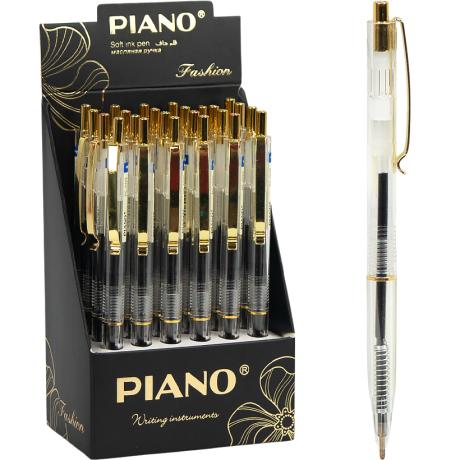 РАСПРОДАЖА! Ручка масляная  PIANO автоматическая PS-009 синяя