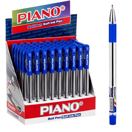 РОЗПРОДАЖ! Ручка масляна  PIANO  PT-195 синя
