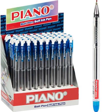 РОЗПРОДАЖ! Ручка масляна  PIANO  PT-207 синя