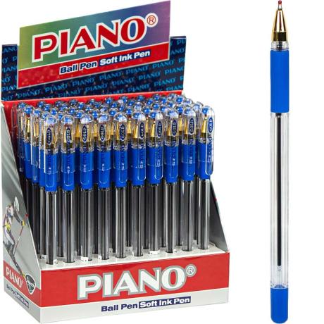 РАСПРОДАЖА! Ручка масляная  PIANO PT-205 синяя