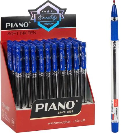 РАСПРОДАЖА! Ручка масляная Finegrip PIANO PT-111 синяя
