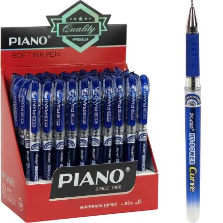 РАСПРОДАЖА! Ручка масляная PIANO PT-118 синяя