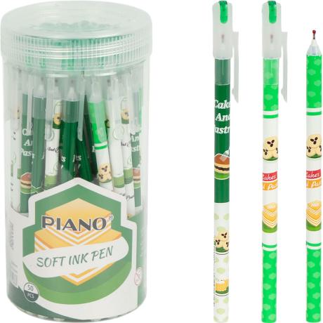 РАСПРОДАЖА! Ручка масляная PIANO в тубусе PT-1123 синяя