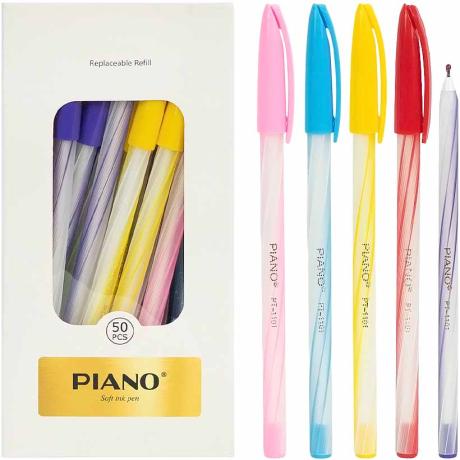 РОЗПРОДАЖ! Ручка масляна PIANO PT-1101 синя
