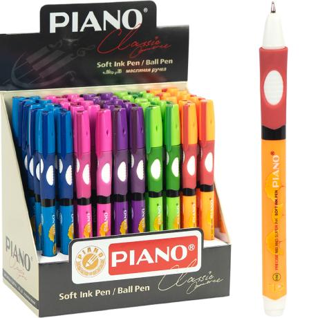 РОЗПРОДАЖ! Ручка масляна PIANO тренажер левша PT-251-L синя
