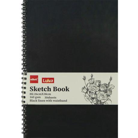 Альбом для эскизов А3 30 листов, 160 г/м² Sketch Book ETBZ-012-8K на спирали