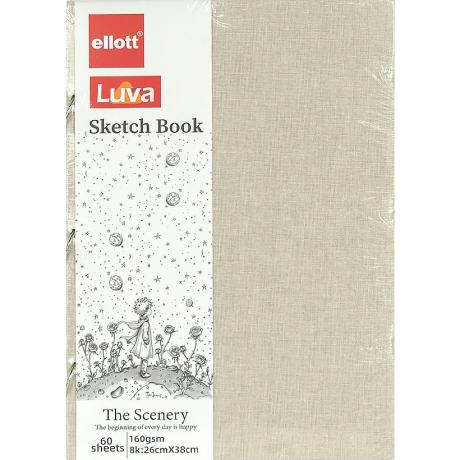 АКЦИЯ! Альбом для эскизов А3 60 листов, 160 г/м² Sketch Book CLBZ-005-8K кольцевой механизм