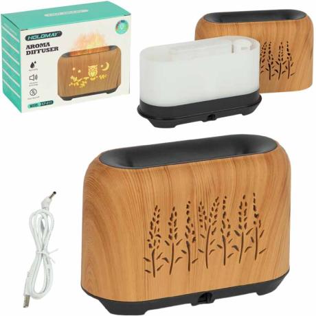 ТОТАЛ! Увлажнитель воздуха 15*6,6*10,4см с LED-подсветкой AROMA DIFFUSER KP-812