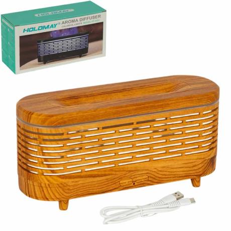 ТОТАЛ! Увлажнитель воздуха 18*6*8,3см с LED-подсветкой AROMA DIFFUSER KP-6023