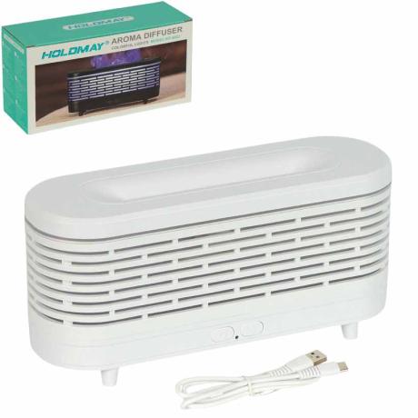 ТОТАЛ! Увлажнитель воздуха 18*6*8,3см с LED-подсветкой AROMA DIFFUSER KP-0623W