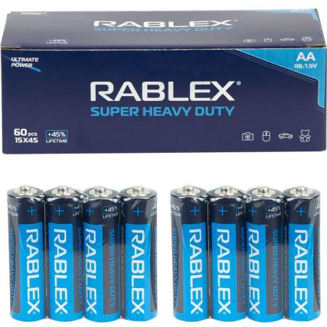 Батарейка RABLEX R6 АА 1.5V солевая 000479