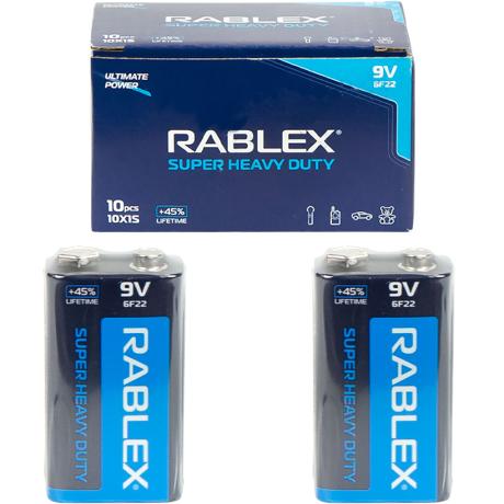 Батарейка RABLEX 9V 6F22 (крона) солевая 000387