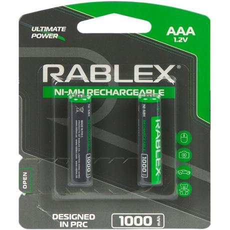 Акумулятори RABLEX ААА 1000 1.2V перезаряджувані 001292