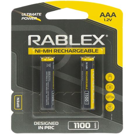 Аккумуляторы RABLEX ААА 1100 1.2V перезаряжаемые 001308