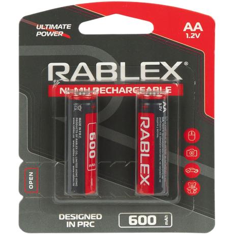 Акумулятори RABLEX АА 600 1.2V перезаряджувані 001209