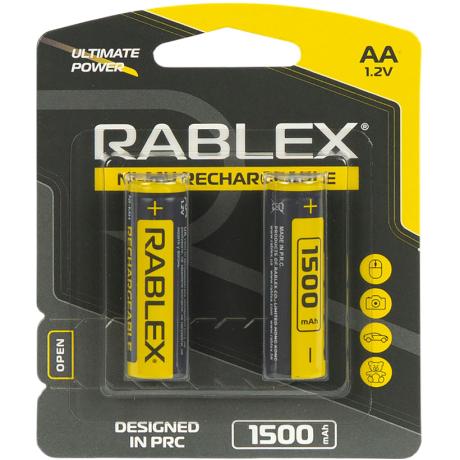 Акумулятори RABLEX АА 1500 1.2V перезаряджувані 001230