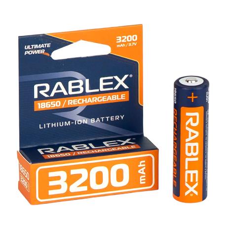 Аккумулятор RABLEX 3200mah 3.7V 18650(БЕЗ ЗАЩИТЫ) 001902