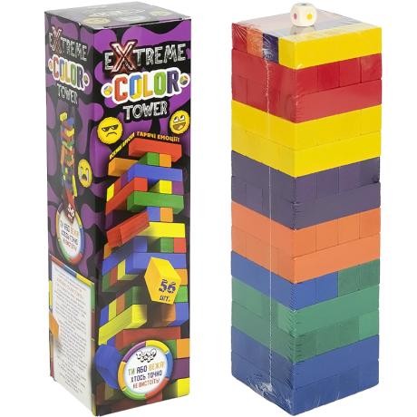 Настольная игра Башня 5+ "Extreme Color Tower" G-ECT-01U/ДТ-ЛА-06-50